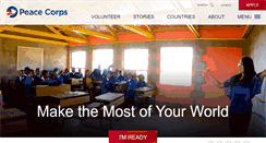 Desktop Screenshot of peacecorps.gov